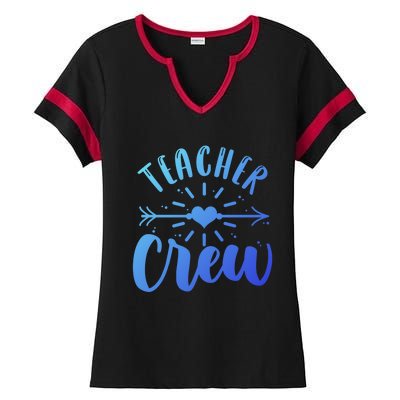 Teacher Crew Teacher Preschool Teacher Gift Ladies Halftime Notch Neck Tee