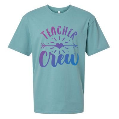 Teacher Crew Teacher Preschool Teacher Gift Sueded Cloud Jersey T-Shirt