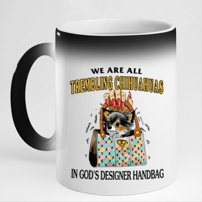 Trembling Chihuahua 11oz Black Color Changing Mug