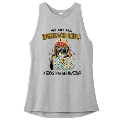 Trembling Chihuahua Ladies PosiCharge Tri-Blend Wicking Tank