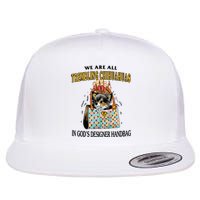 Trembling Chihuahua Flat Bill Trucker Hat