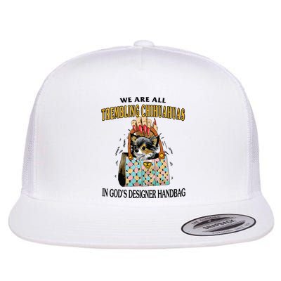 Trembling Chihuahua Flat Bill Trucker Hat