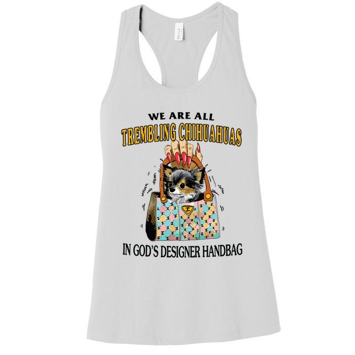 Trembling Chihuahua Women's Racerback Tank