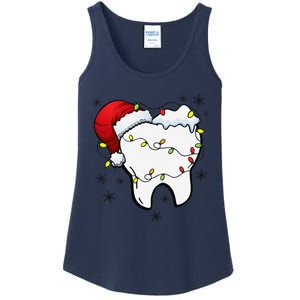 Teeth Christmas Tooth Dentist Dental Assistant Dentistry Ladies Essential Tank