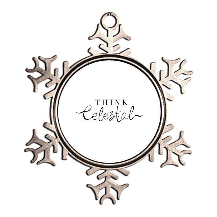 Think Celestial Metallic Star Ornament