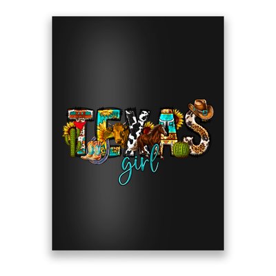 Texas Cowgirl Poster