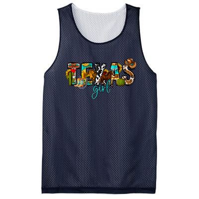 Texas Cowgirl Mesh Reversible Basketball Jersey Tank