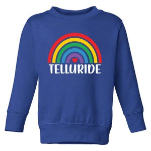 Telluride Colorado Travel I Love Telluride Usa Cute Gift Toddler Sweatshirt