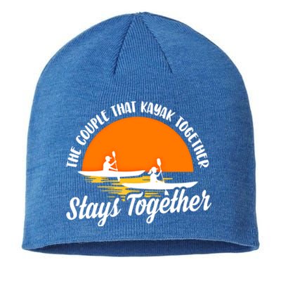 The Couple That Kayak Together Stays Together Kayaking Gift Meaningful Gift Sustainable Beanie