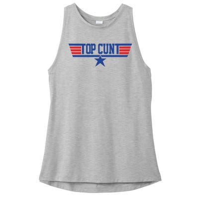 Top Cunt Ladies PosiCharge Tri-Blend Wicking Tank