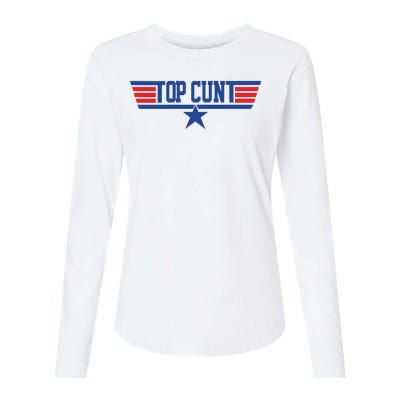 Top Cunt Womens Cotton Relaxed Long Sleeve T-Shirt