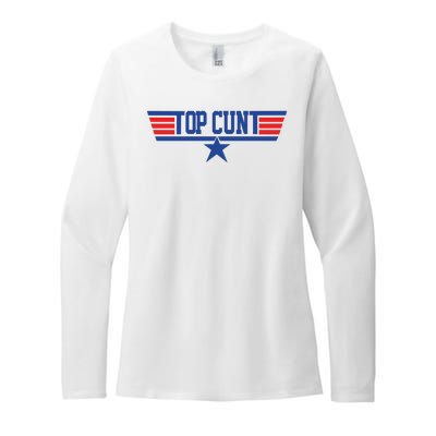 Top Cunt Womens CVC Long Sleeve Shirt