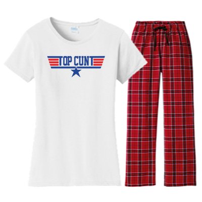 Top Cunt Women's Flannel Pajama Set