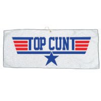 Top Cunt Large Microfiber Waffle Golf Towel