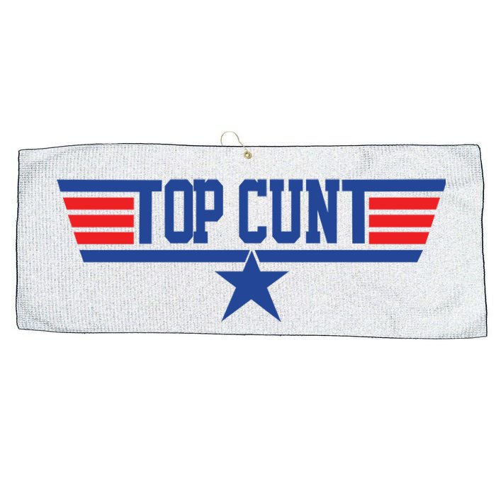 Top Cunt Large Microfiber Waffle Golf Towel