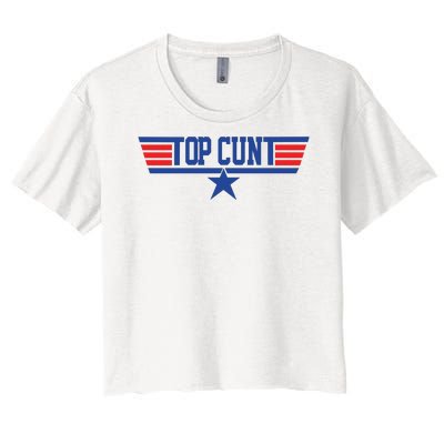 Top Cunt Women's Crop Top Tee