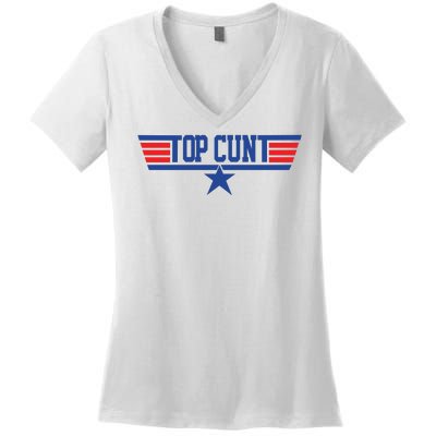 Top Cunt Women's V-Neck T-Shirt