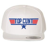 Top Cunt Wool Snapback Cap