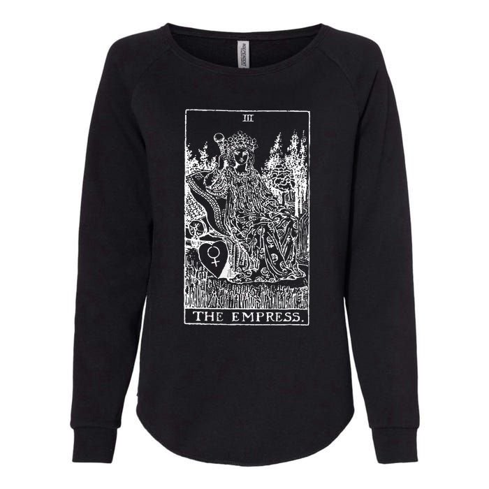 Tarot Card The Empress Womens California Wash Sweatshirt