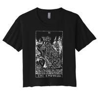 Tarot Card The Empress Women's Crop Top Tee