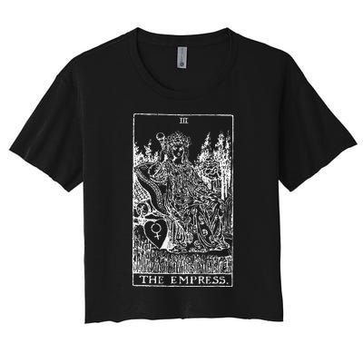 Tarot Card The Empress Women's Crop Top Tee