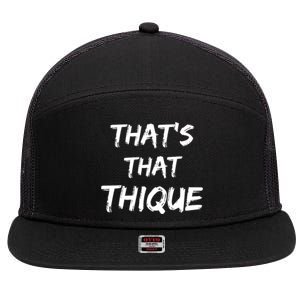 Thique Cute Trendy Top Thats That Thique Cute Concert Outfit 7 Panel Mesh Trucker Snapback Hat