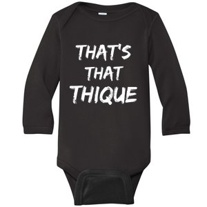 Thique Cute Trendy Top Thats That Thique Cute Concert Outfit Baby Long Sleeve Bodysuit