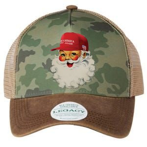 Trump Christmas Trump Maga Santa Legacy Tie Dye Trucker Hat