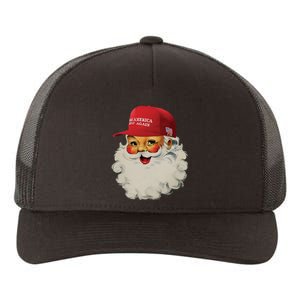 Trump Christmas Trump Maga Santa Yupoong Adult 5-Panel Trucker Hat