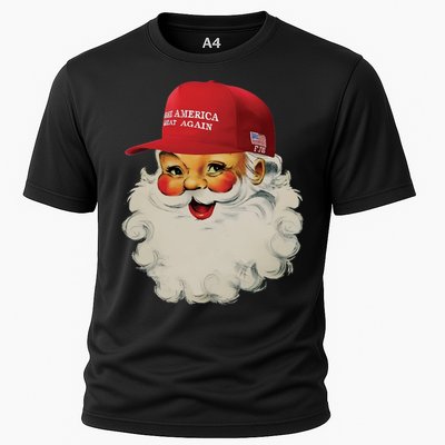 Trump Christmas Trump Maga Santa Cooling Performance Crew T-Shirt