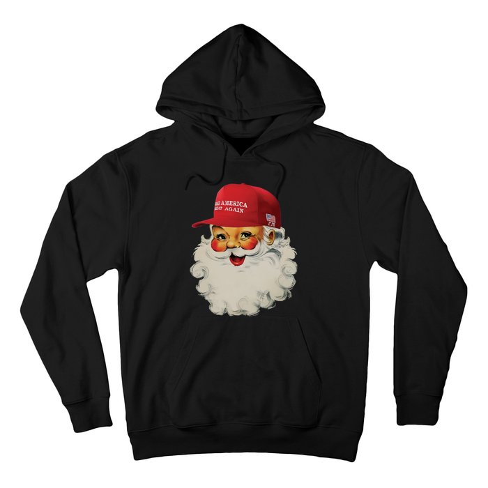 Trump Christmas Trump Maga Santa Hoodie