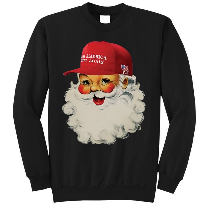 Trump Christmas Trump Maga Santa Sweatshirt