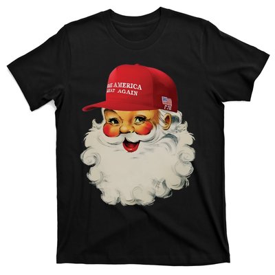 Trump Christmas Trump Maga Santa T-Shirt