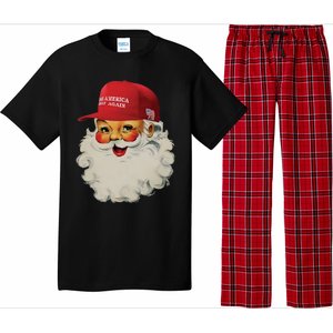 Trump Christmas Trump Maga Santa Pajama Set