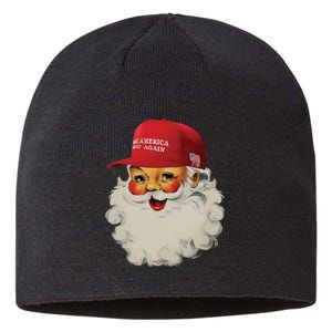 Trump Christmas Trump Maga Santa Sustainable Beanie