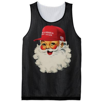 Trump Christmas Trump Maga Santa Mesh Reversible Basketball Jersey Tank