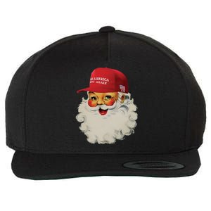 Trump Christmas Trump Maga Santa Wool Snapback Cap