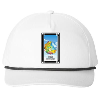 Tarot Cards The World Animals Birds Fortune Teller Snapback Five-Panel Rope Hat