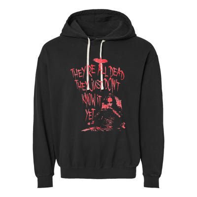 The Crow – Theyre All Dead Garment-Dyed Fleece Hoodie