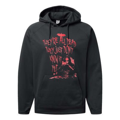 The Crow – Theyre All Dead Performance Fleece Hoodie