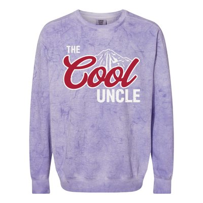 The Cool Uncle Colorblast Crewneck Sweatshirt