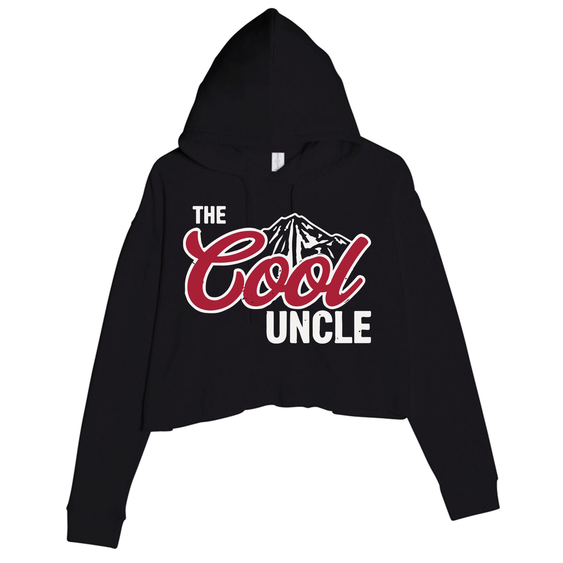 The Cool Uncle Crop Fleece Hoodie