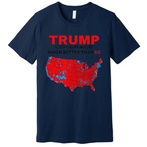 Trump Coverage Usa Presidential Election Results Map Premium T-Shirt