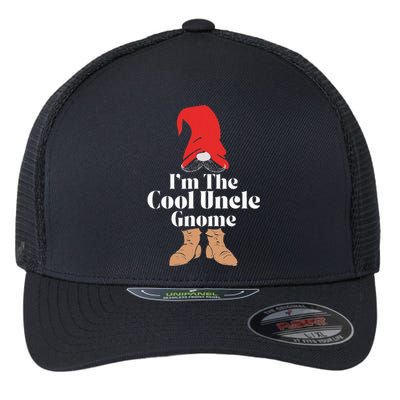 The Cool Uncle Gnome Matching Family Group Christmas   Flexfit Unipanel Trucker Cap