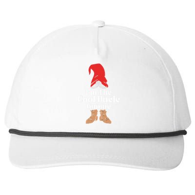 The Cool Uncle Gnome Matching Family Group Christmas   Snapback Five-Panel Rope Hat