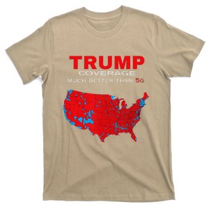 Trump Coverage Usa Presidential Election Results Map T-Shirt