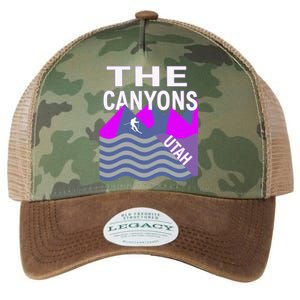 The Canyons Utah Usa Ski Resort Snowboarding Skiing Funny Gift Legacy Tie Dye Trucker Hat