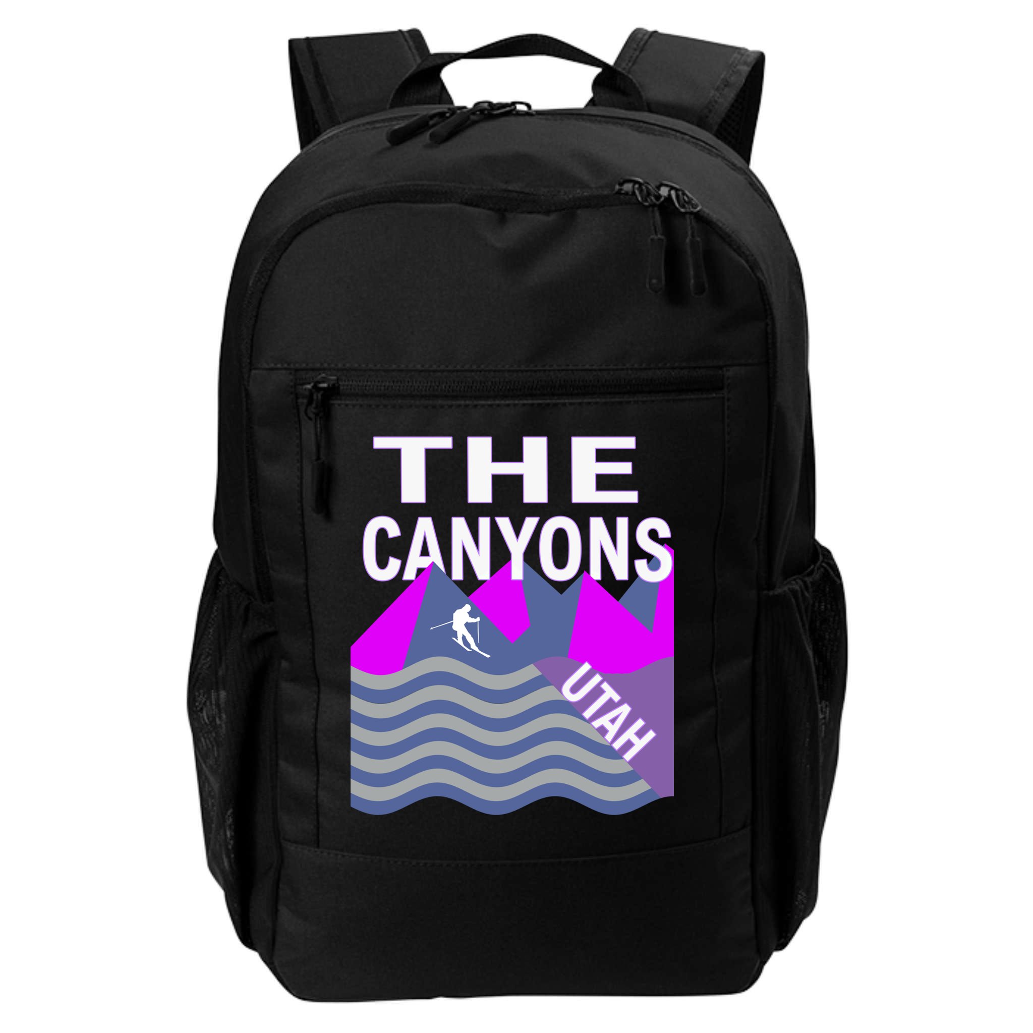 The Canyons Utah Usa Ski Resort Snowboarding Skiing Funny Gift Backpack