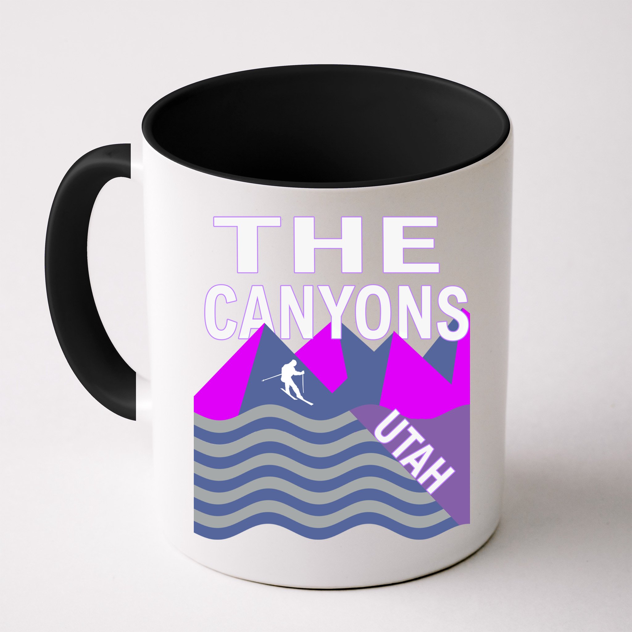 The Canyons Utah Usa Ski Resort Snowboarding Skiing Funny Gift Mug