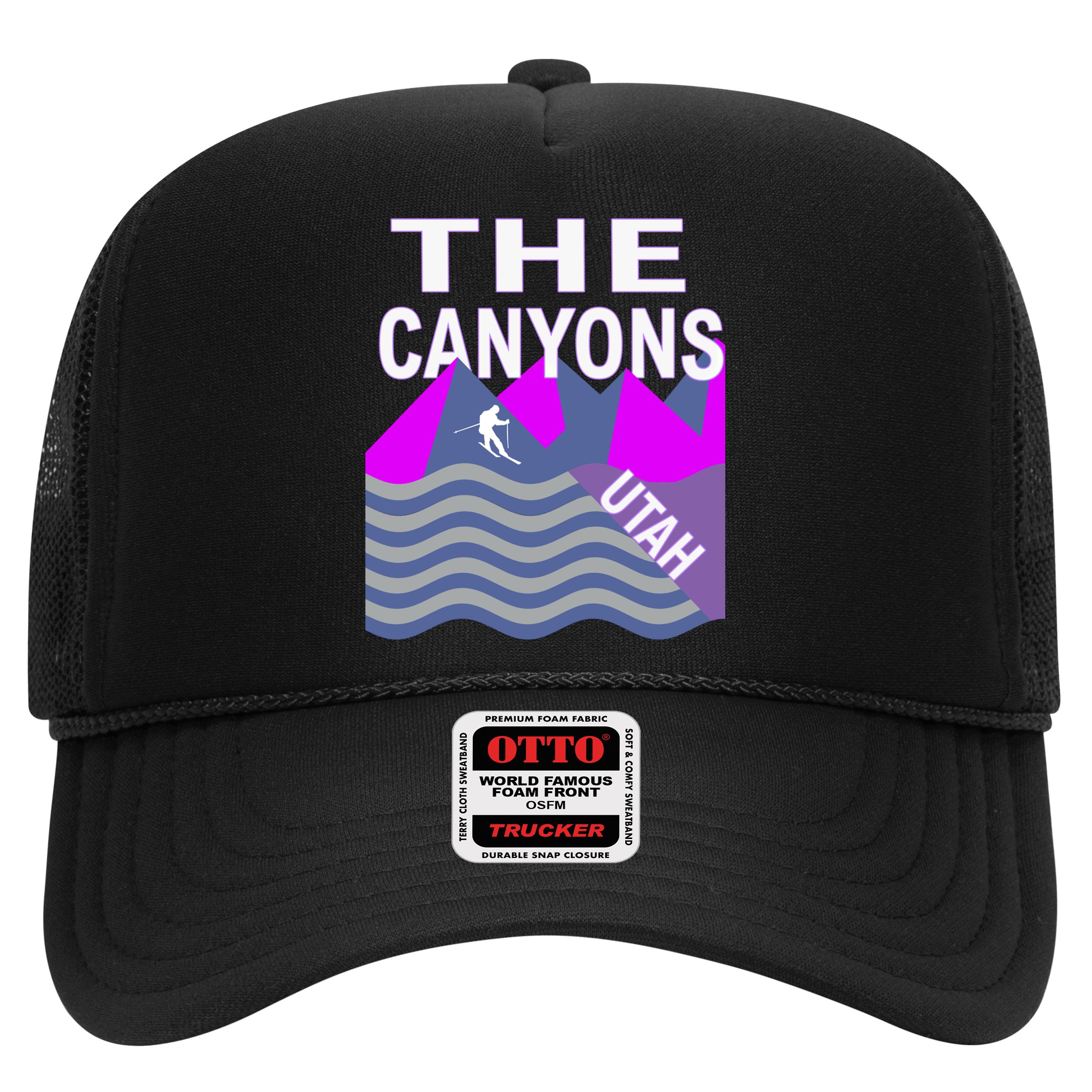 The Canyons Utah Usa Ski Resort Snowboarding Skiing Funny Gift Hat